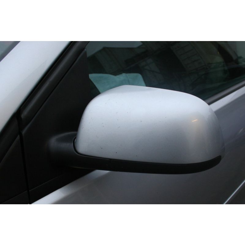 Außenspiegel links, gebraucht, VW Polo 9N, Bj. 2001-2005, manuell, silber